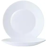 Arcoroc Opal Restaurant Rim Large Assiettes 235mmdp065dp065
