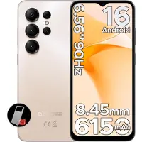 No Brand MEVRONISSHOP-NOTE56 X Android 16 Smartphone Pas Cher, 6150mAh Telephone Portable, Écran 6.56" HD+ 90Hz, 24 Go+64 Go/2 to,Octa Core, Double SIM Débloquée Smartphone, 8MP+5MP, Face ID, 3.5mm Jack,GPS,O