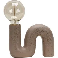 Luxus Europe - Lampe de table Berlin, couleur marron - Lampe de table design en céramique pour intérieur