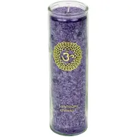 Spiru Bougie En Stearine 100 Heures - Chakra 7