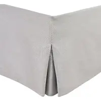 HOME LINGE PASSION Enveloppe de couette - - 160 x 200 cm + 30 cm - Gris clair