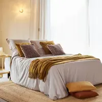 Douceur d'intérieur Housse de couette en percale de coton 100% ORIGINE