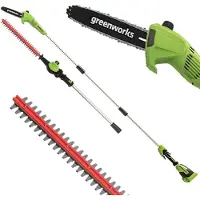 Greenworks Outil de jardin multifonctionnel GD40PSHK4; 40 V; 1x4 0 Ah accu.