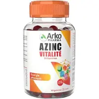 Arkopharma Azinc Multivitamines 60 gummies sans sucres