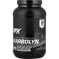 EFX Sports Karbolyn White Cherry Frost Hydrate Hydrate Karbolyn poudre d'hydrates de carbone et d'électrolytes, 1856 g, White Cherry Frost Hydrate Karbolyn, 1856