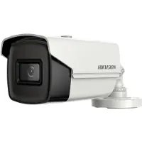 Hikvision Bullet TVI IR DS-2CE16U1T-IT5F3. 8MP (3840 x 2160 pixels), Caméra réseau, Noir, Blanc