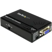 StarTech.com Conversor To S-video Adapter Noir
