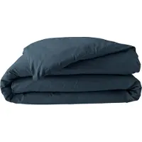 Douceur d'intérieur Housse de couette - - Percale - Coton - 260x240cm - bleu