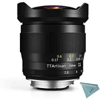 TTArtisan Objectif F2.8 F2.8 Objectif manuel ultralarge Fisheye pour monture Sony E pour Nikon Z pour Canon EOSR pour Leica L Mount (monture 11 mm