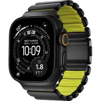 Nomad Bracelet Stratos pour Apple Watch | 44/45/46/49 mm - Volt / Black Titanium