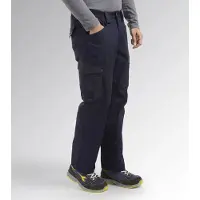 Diadora - Pantalon De Travail Staff Cargo - Bleu Marine Xs - Fr (36/38)