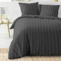 Douceur d'intérieur Parure De Lit Rayures Dans Le Tissage