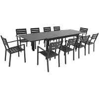 Happy Garden SET1268-66GA, Gris, 10 sièges, 1835 mm, 140 mm, 1035 mm, 30.8 kg