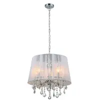 ITALUX Lustre Cornelia avec cristaux chrome MDM-2572/5 W