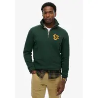 Superdry Sweat-shirt 'SD & CO' vert / orange