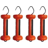 Bosch Gate Handle Orange Softgrip (4 Pieces) - Wire/Cord