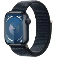 Apple Watch Series 9 GPS - Boîtier Aluminium 41 mm Minuit - Bracelet Boucle