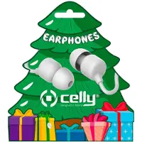 Celly XMASEARTREEWH écouteur/casque Avec fil Ecouteurs Appels/Musique Blanc
