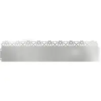vidaXL Bordures de jardin, 20 pièces, 103 x 0,05 x 22 cm, acier galvanisé, argenté