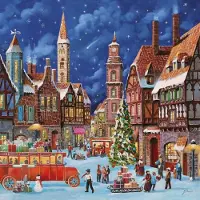 Alipson Puzzle Marktplatz : puzzle de 1 000 pièces pour adultes et enfants