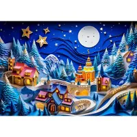 Alipson Puzzle Alipson - Puzzle « Paysage hivernal » - Puzzle de 1 000 pièces - Un puzzle amusant