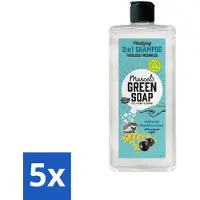 Marcels Green Soap Marcel's Green Soap - Shampooing & après-shampooing 2 en 1 - Mimosa & Cassis - Soin en un - 300 ml - Pack avantage - 5 pièces