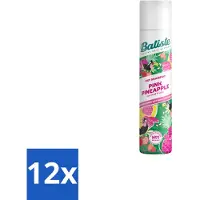 Batiste - Pink Pineapple - Shampooing sec - Parfum frais et sucré - Rafraîchit et donne du volume - 200 ml - Pack avantage - 12 pièces