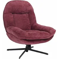 Mendler Fauteuil relax HWC-P32, fauteuil TV Suspension Nosag Fauteuil rembourré, pivotant Métal Tissu/textile Chenille (370 g/m²) baie