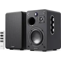 Majority D70X Aktiv Regal-Lautsprecher Black (1 paire, 70 W), Enceinte hifi + home cinéma, Noir