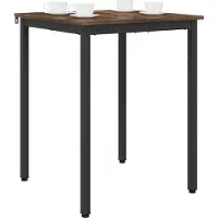 Syfax Table de salle à manger / Table de repas 60 x 60 x 75 cm MÉTAL