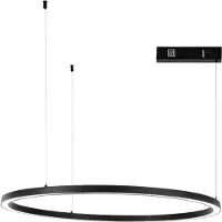 Immax NEO FINO NEW Smart, suspension à 1 anneau, 80 cm, 60 W, noir, Zigbee 3.0