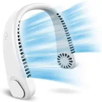 Generique Ventilateur de cou portable sans pales (blanc) XXF