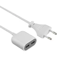 Electraline Adaptateur « GUMMY LINE » 1 USB + 1 USB Type-C
