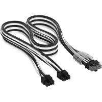 Corsair Stromkabel 2x 8-Pin auf PCIe 12V-2x6 65 cm (65 cm, 12V-2x6)