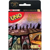 Mattel Jeux UNO Le Seigneur des Anneaux, Cartes, Défausse, 7 ans et plus, Jeu familial