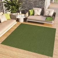 Tapiso Tapis carré d'extérieur MONO, style moderne, uni, pour l'intérieur et l'extérieur, OEKO-TEX, 250 x 250 cm