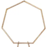 vidaXL Arche de mariage Marron Clair 221 x 92 x 216 cm