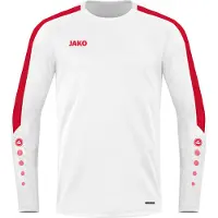 Jako Power Sweat Hommes - Blanc / Rouge