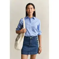 Gant Regular Fit Poplin Long Sleeve Shirt Bleu 38 Femme