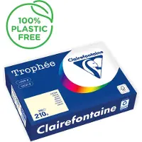 Clairefontaine Ivoire A4 Papier couleur 210 g/m² (250 feuilles)