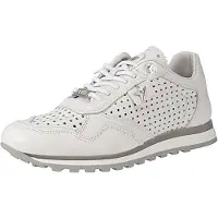 Cetti Chaussures de sport pour femmes, lacées, de couleur blanche, pour un usage quotidien