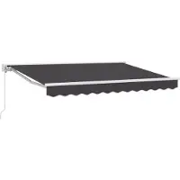 vidaXL Cadre de store anthracite 250 x 200 cm