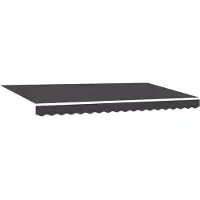 vidaXL , store enroulable anthracite, 350 x 200 cm