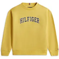 Tommy Hilfiger Kids Sweat bleu foncé / jaune / blanc
