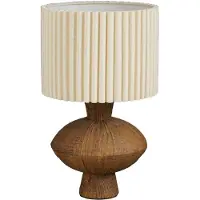 Mica Decorations Frey Lampe De Salon - Style Japandi - 51 X ¿32 Cm - Marron