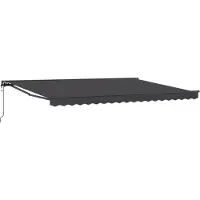 vidaXL Cadre de store anthracite 450 x 300 cm