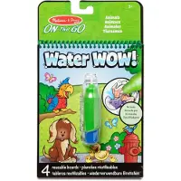 Melissa & Doug Pack Animaux Crayon + Bloc De Coloriage Water Wow! Melissa & Doug