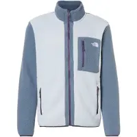The North Face - Polaire zippée en polyester recyclé - M Yumiori Full Zip Frost Grey Granite Grey pour Homme - Taille XL - Bleu
