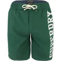 Superdry Logo 19 Swimming Shorts Vert S Homme