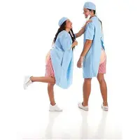 Creaciones Llopis Sick Hospital Costume Bleu M Enfants